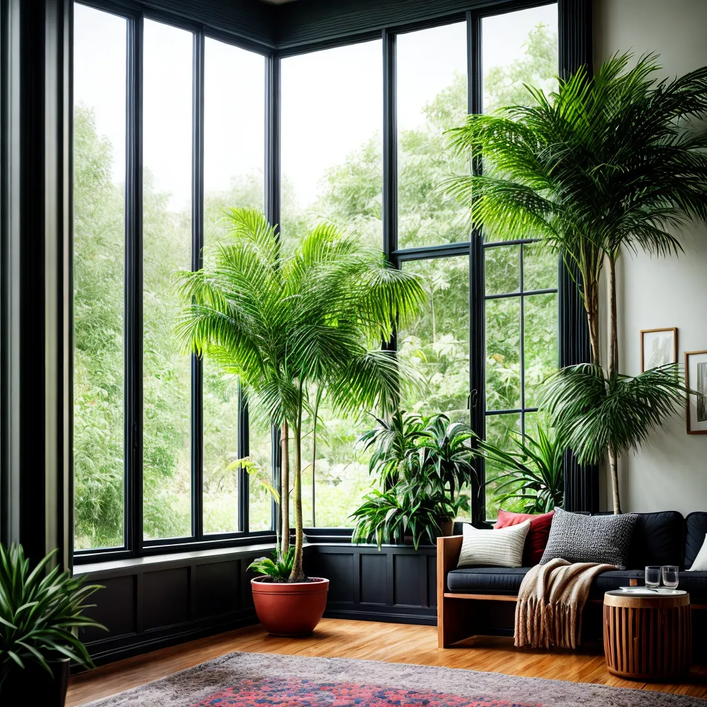 sala plantas verde acolhedora sala plantas verde acolhedora