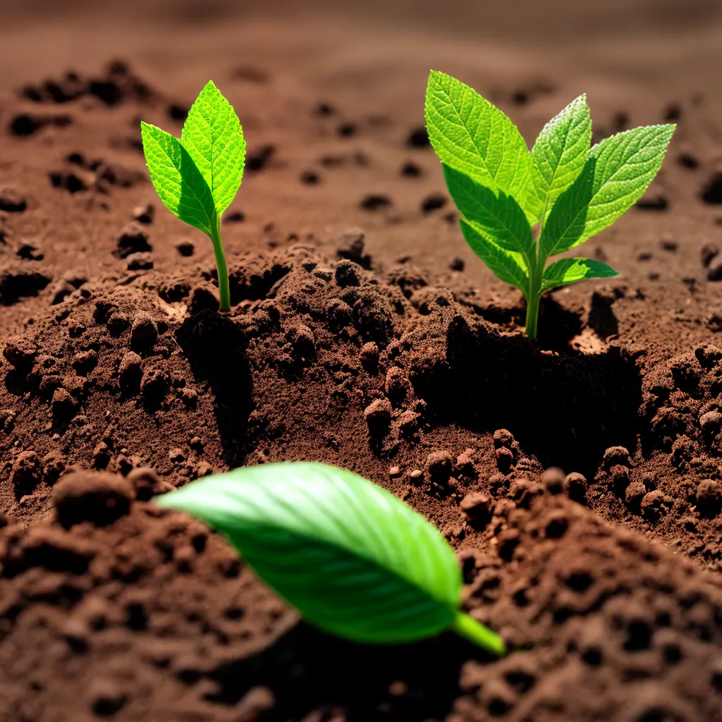 germinacao folhas verdes crescimento