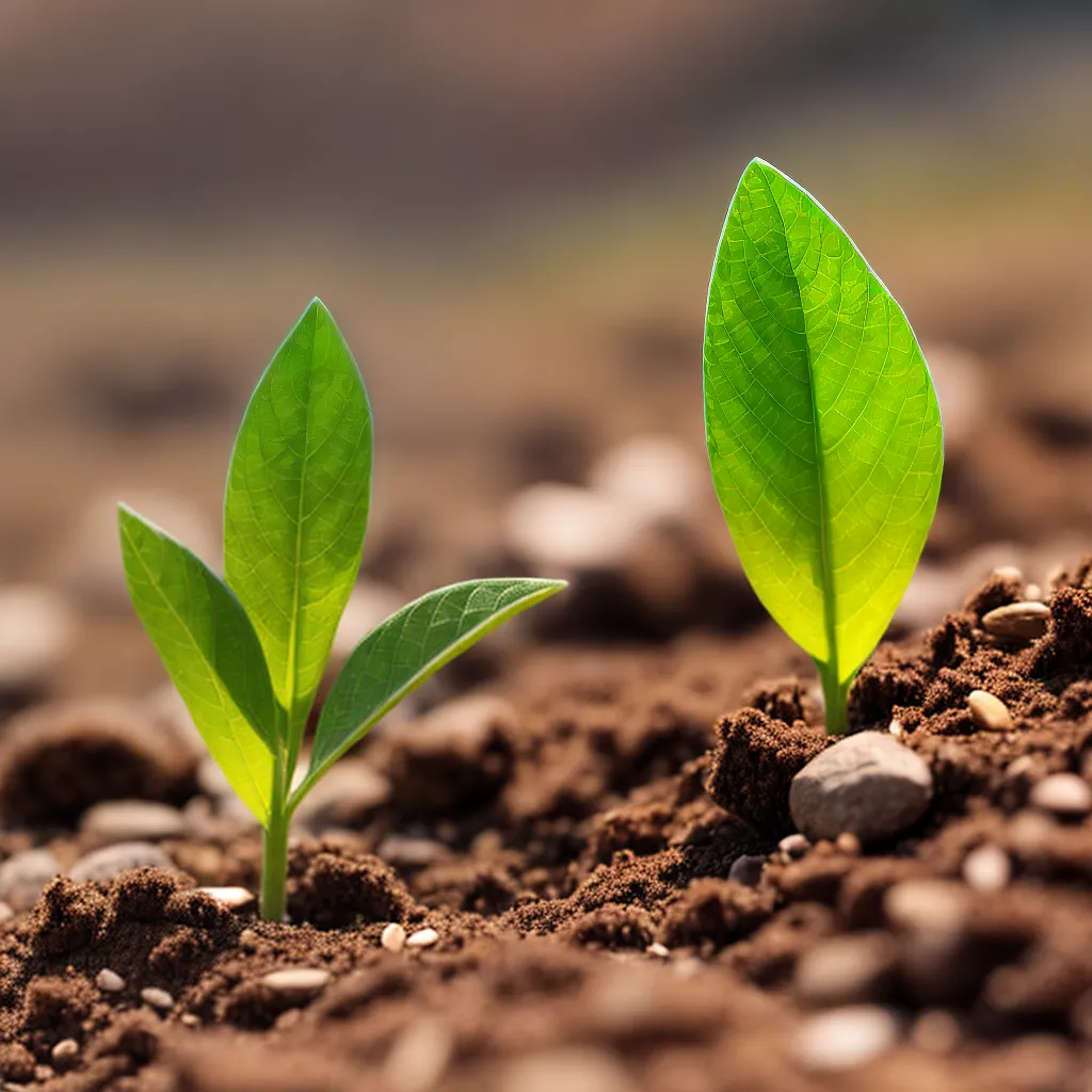 crescimento rapido seedling folhas verdes