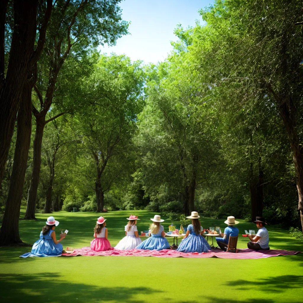 picnic jardim colorido alice no pais das maravilhas