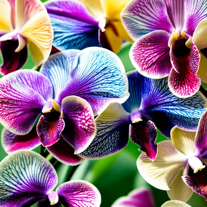 orquideas coloridas transicao natureza orquideas coloridas transicao natureza