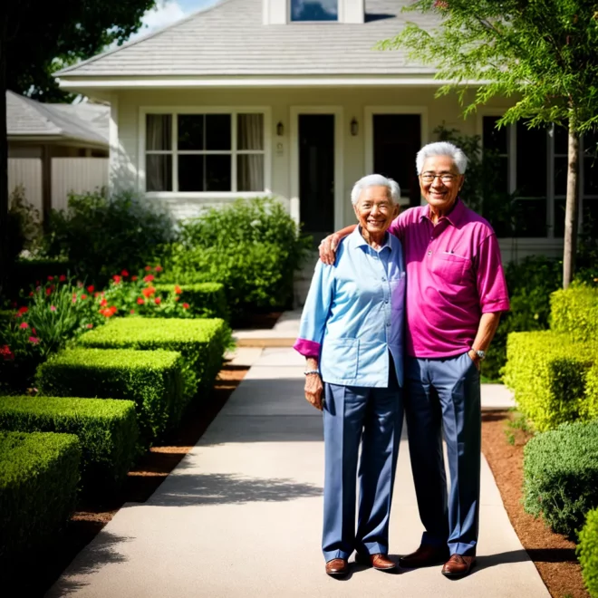 casal idoso casa nova jardim felicidade casal idoso casa nova jardim felicidade