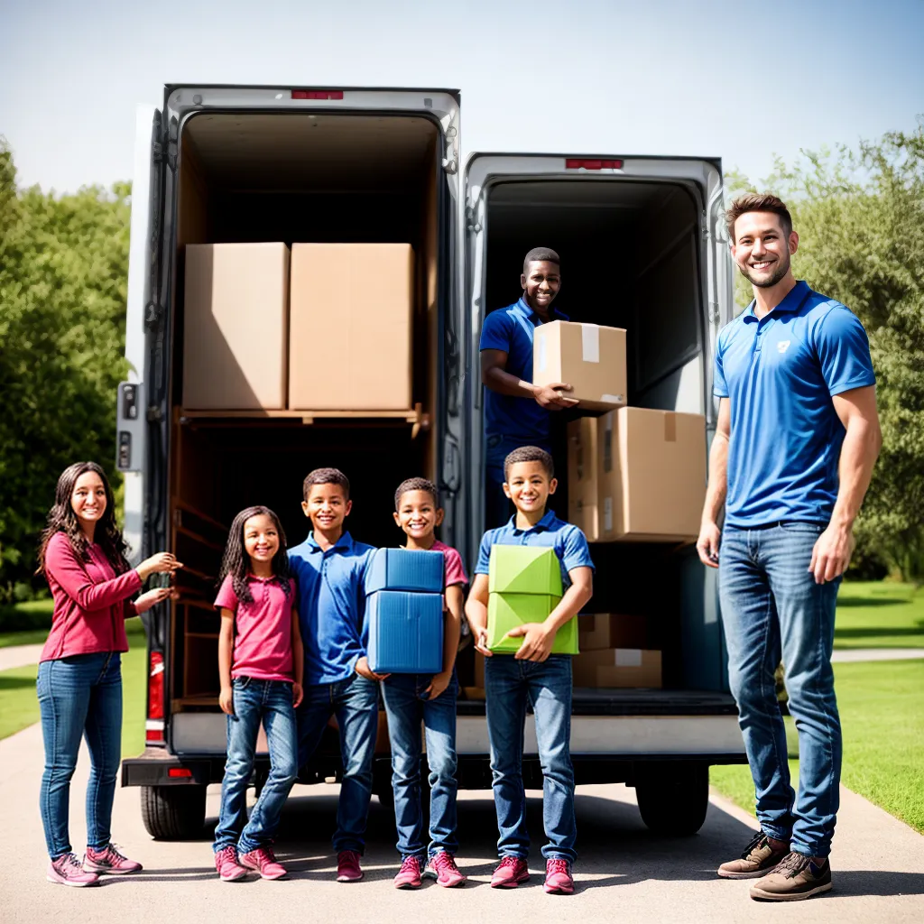 familia mudanca truck trabalho em equipe familia mudanca truck trabalho em equipe