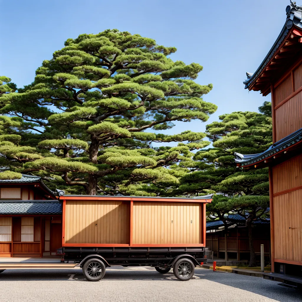 casa japonesa transporte tradicional casa japonesa transporte tradicional