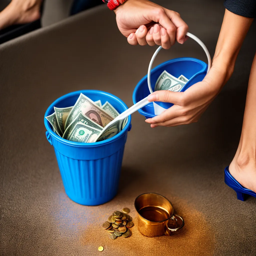 vazamento dinheiro balde mitos economia vazamento dinheiro balde mitos economia