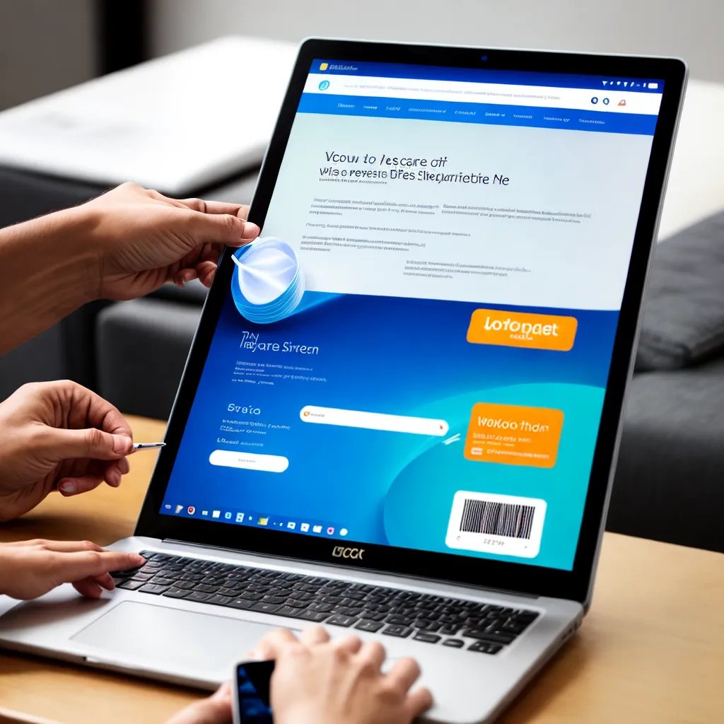 compras online tela laptop mao