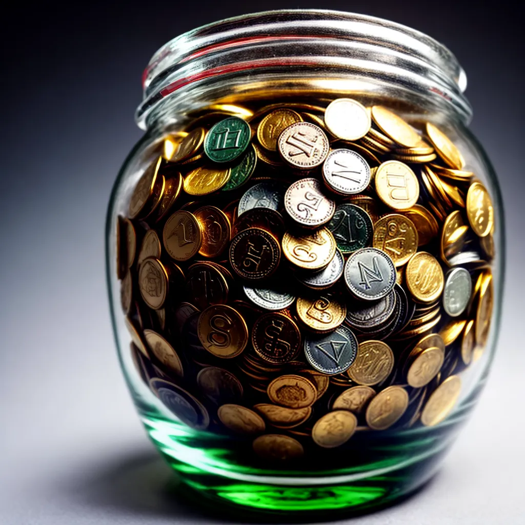 poupanca metas financeiras jarro moedas