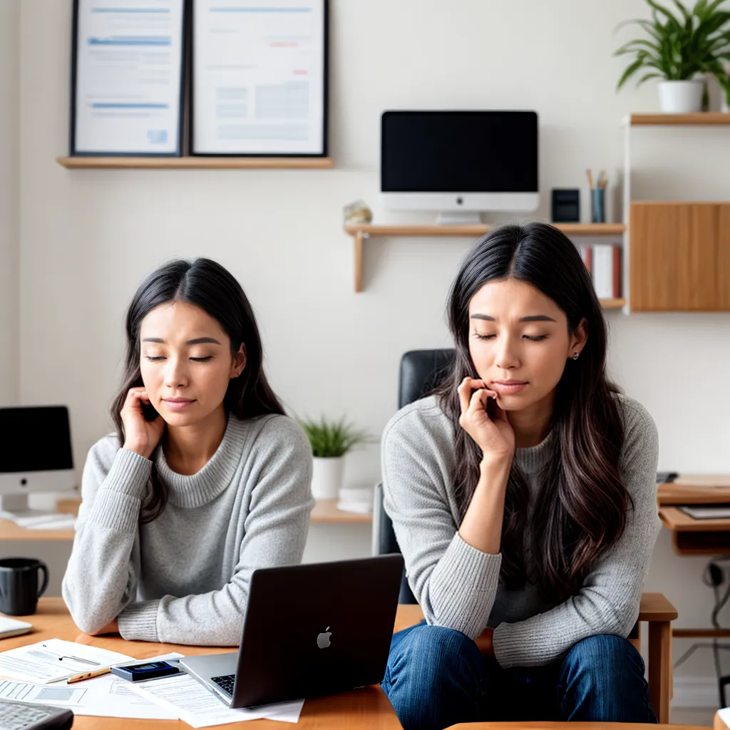 mulher estresse financeiro trabalho casa mulher estresse financeiro trabalho casa