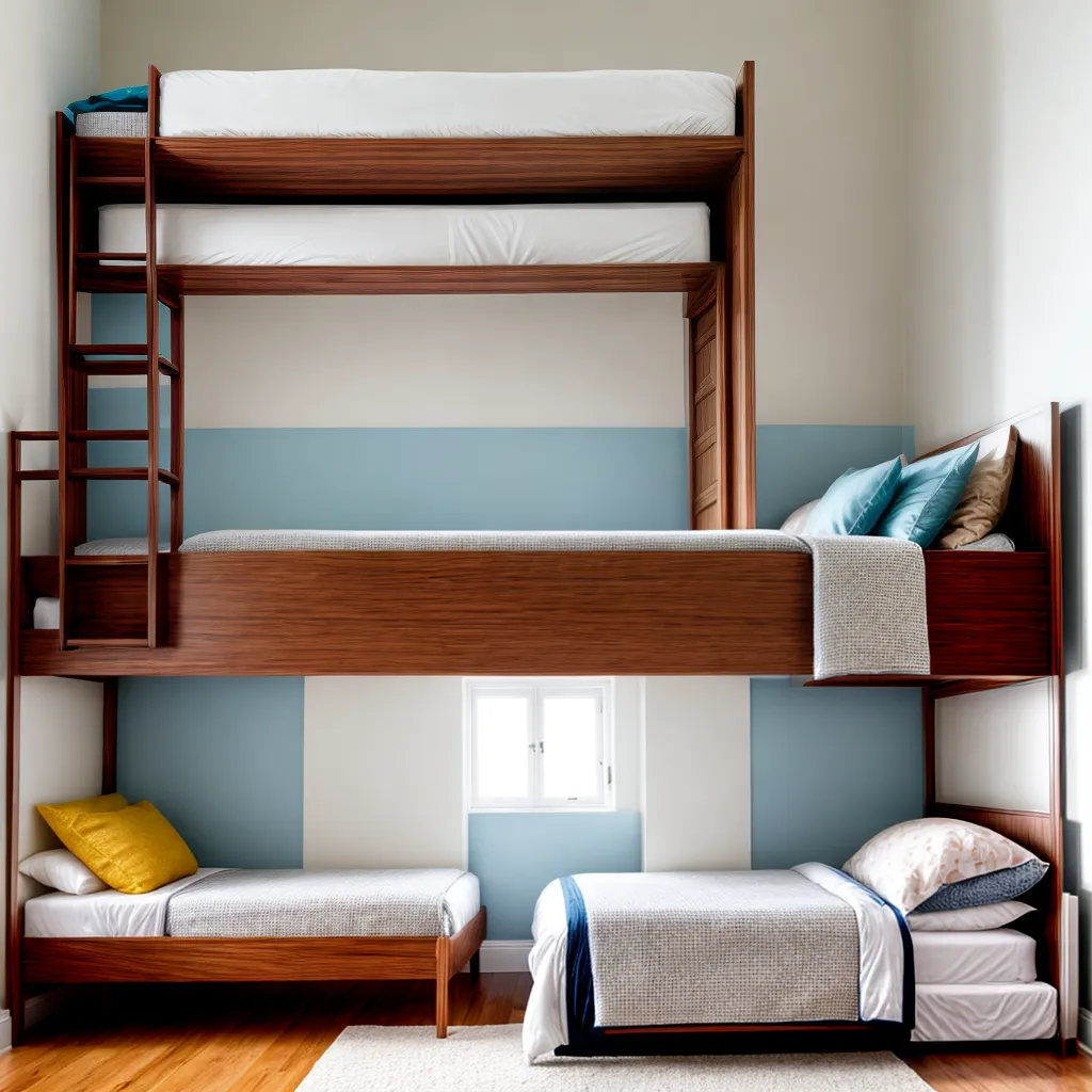 colagem camas beliche loft triplo