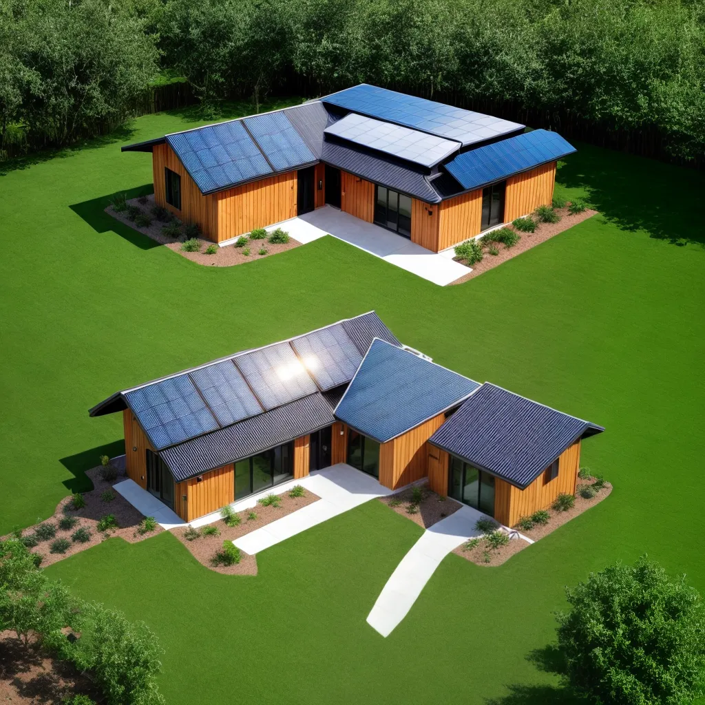 casa energia solar led inteligente