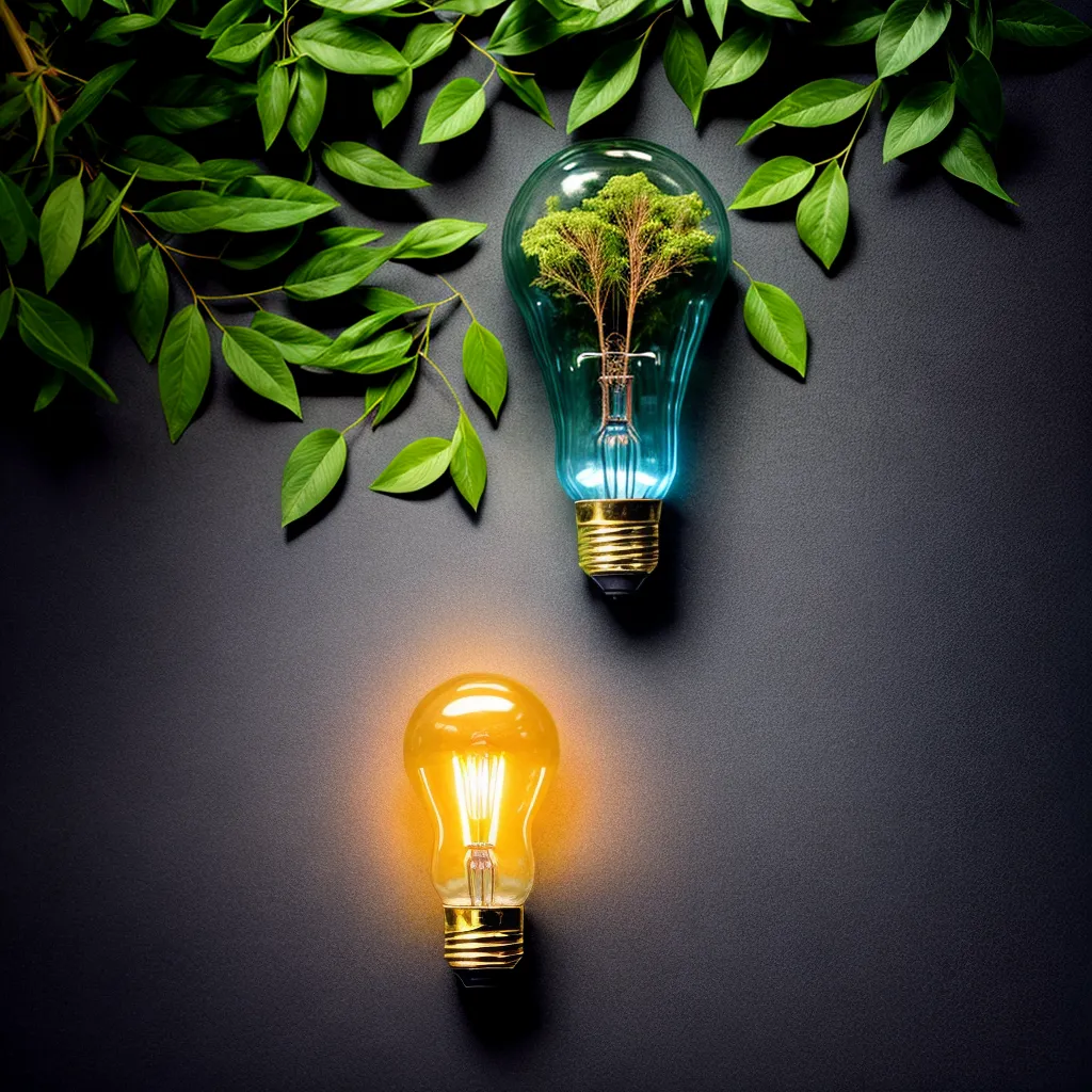 lampada energia sustentavel raizes