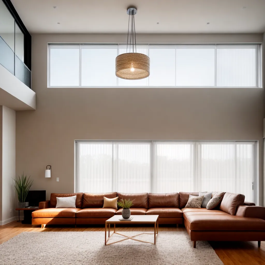 sala estar luz pendente elegante 1