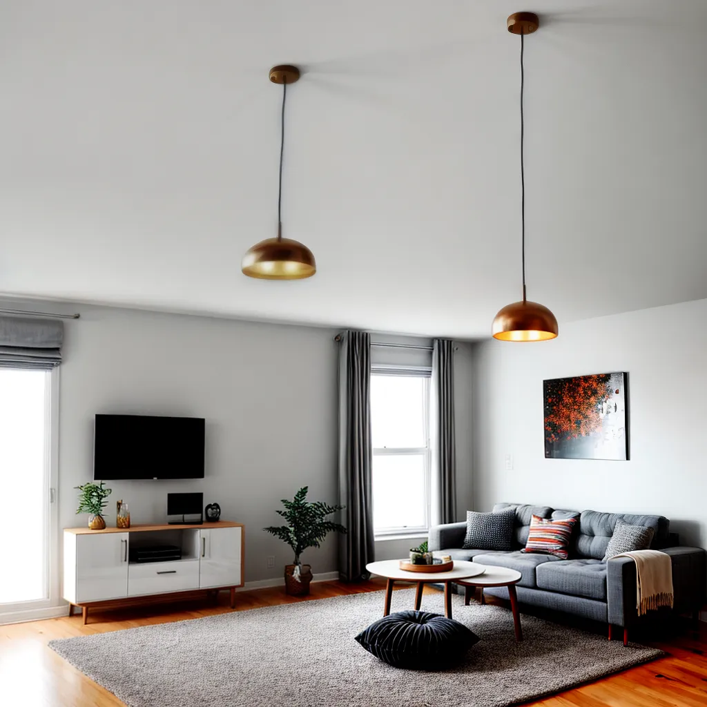 sala estar ambiente acolhedor pendente
