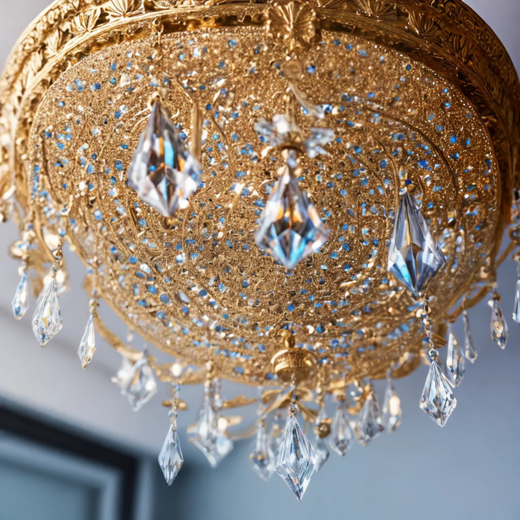pendente cristal luz sombra