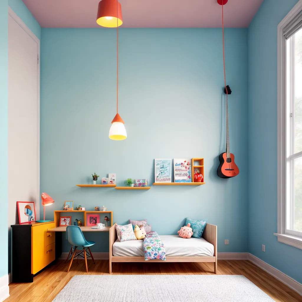 quarto infantil luzes pendentes decoracao
