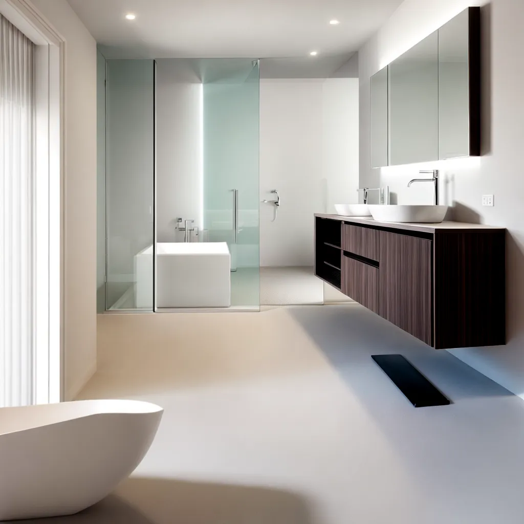banheiro moderno pendentes luzes 2