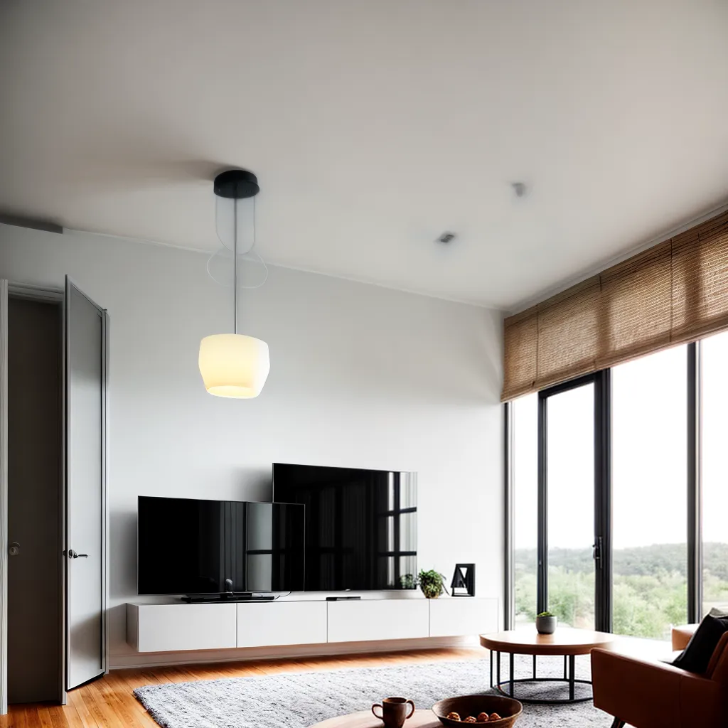 sala estar moderna luz pendente 1