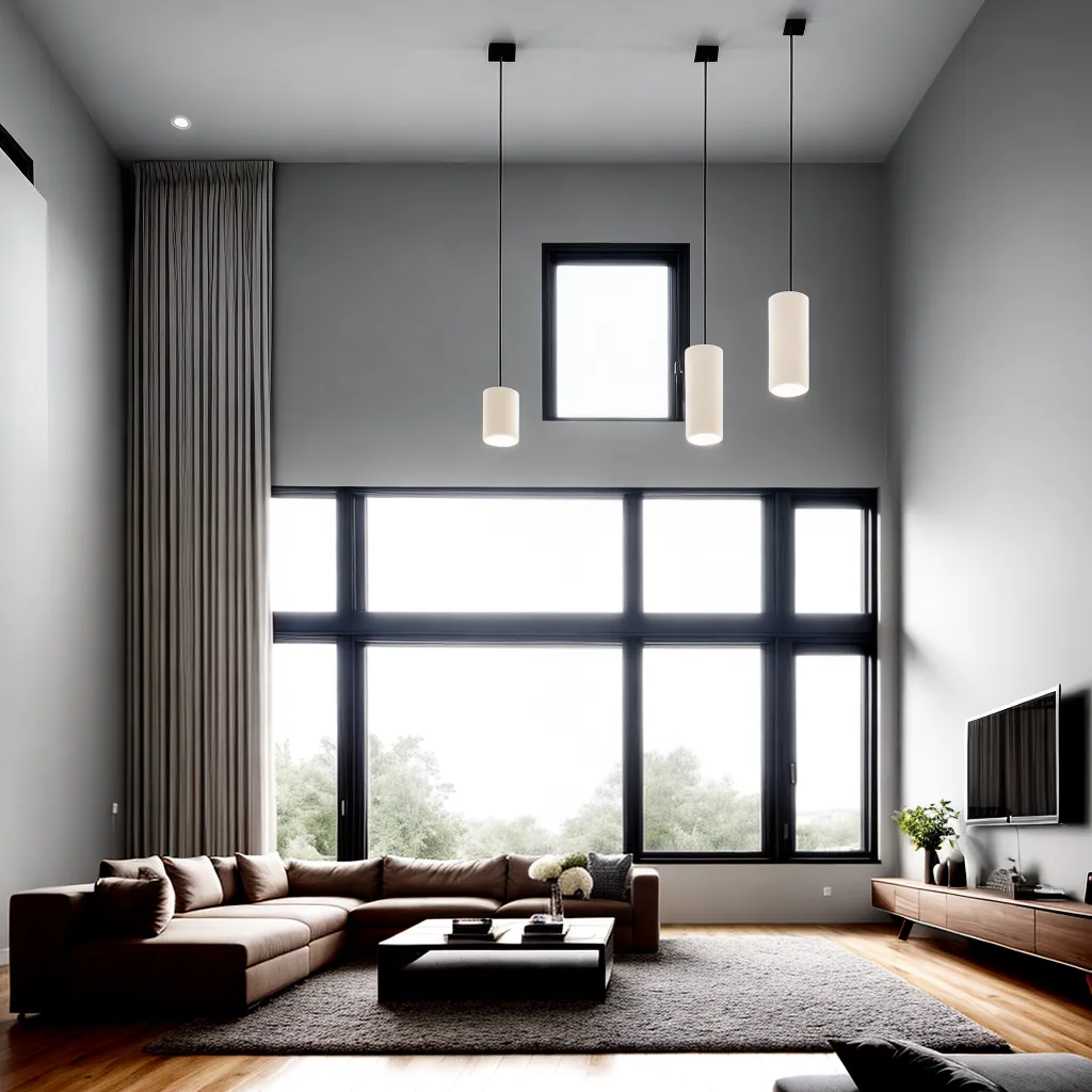 sala estar teto alto pendentes 1