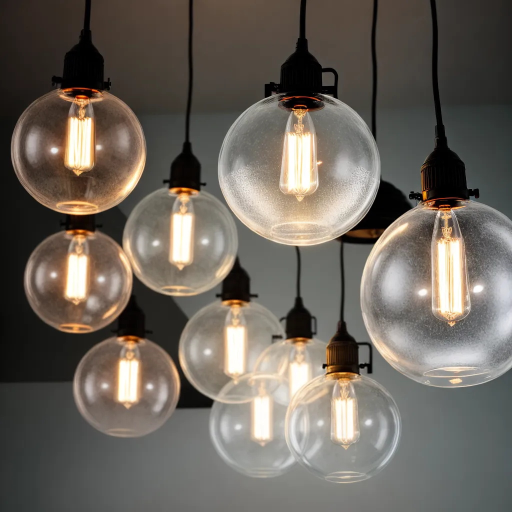 pendente variedade lampadas ambiente