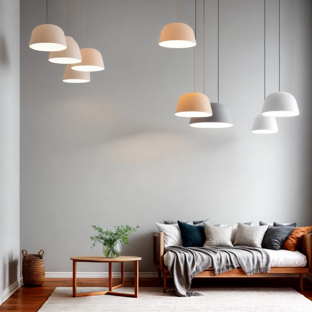 sala iluminada pendentes modernos