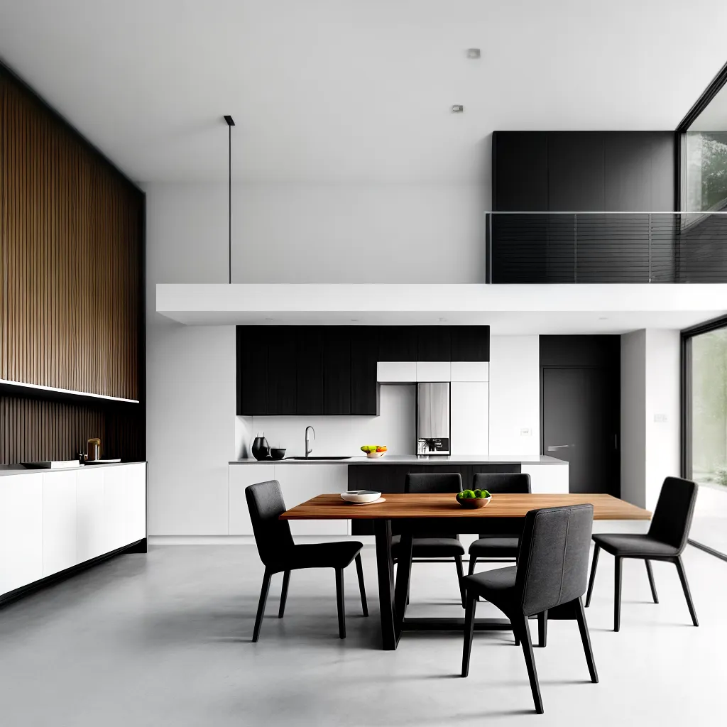 mesa jantar moderna cadeiras minimalista