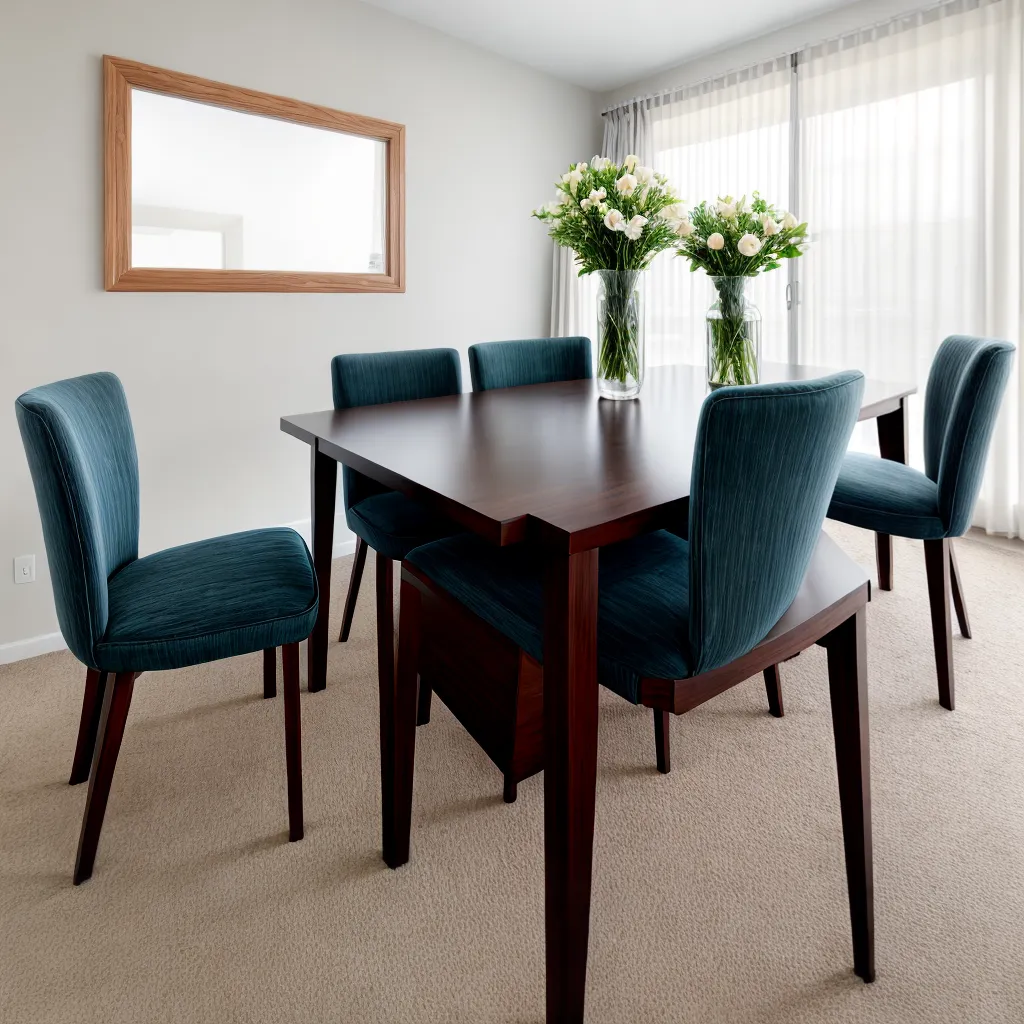 mesa jantar compacta quatro cadeiras 1