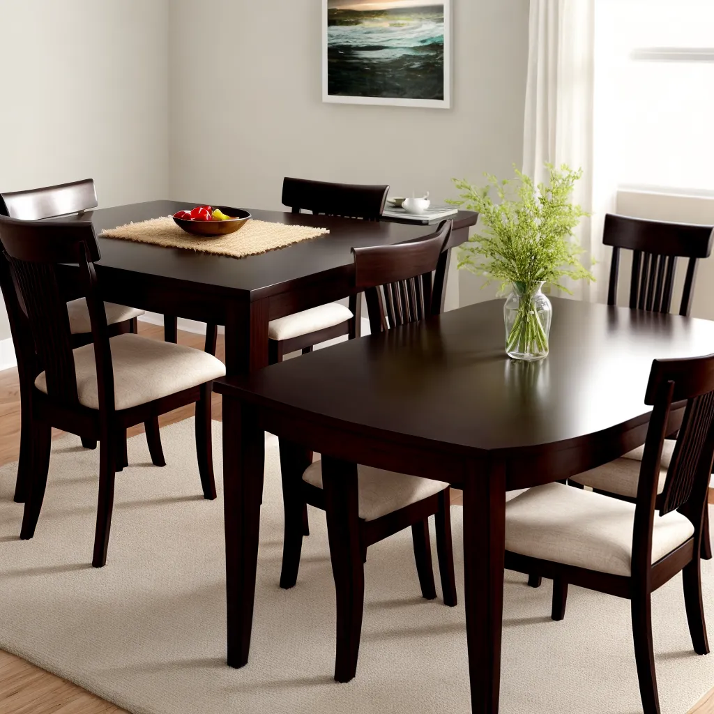 mesa jantar elegante iluminada acolhedora