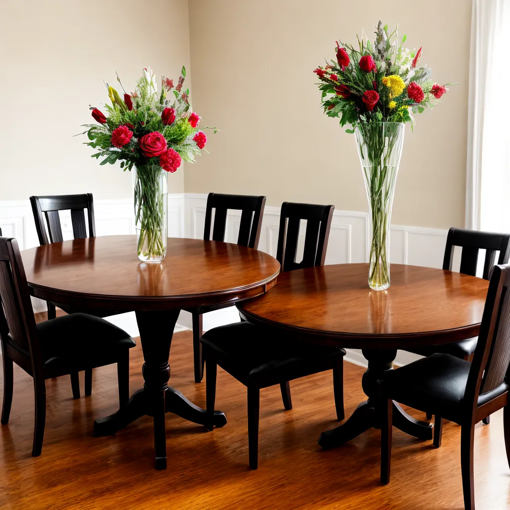 mesa jantar elegante centro flores