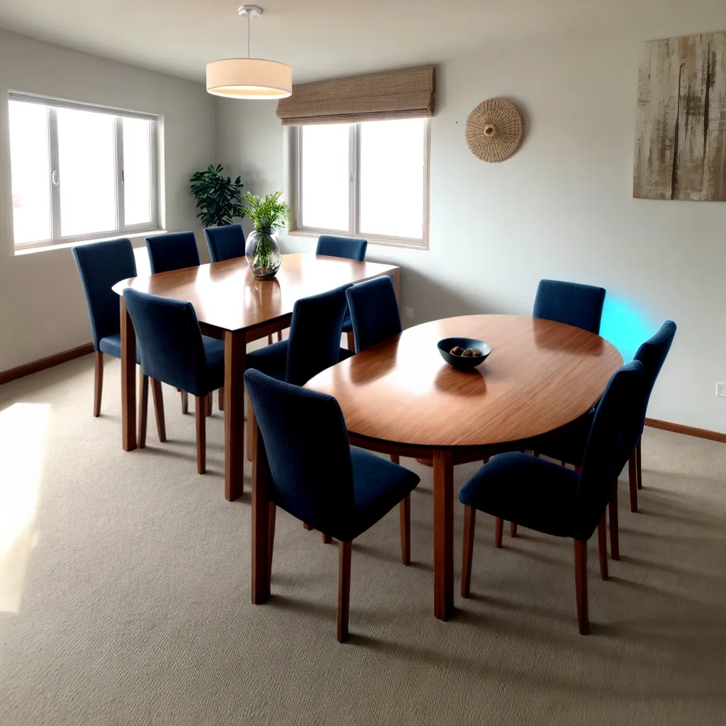 mesa jantar moderna madeira poltrona
