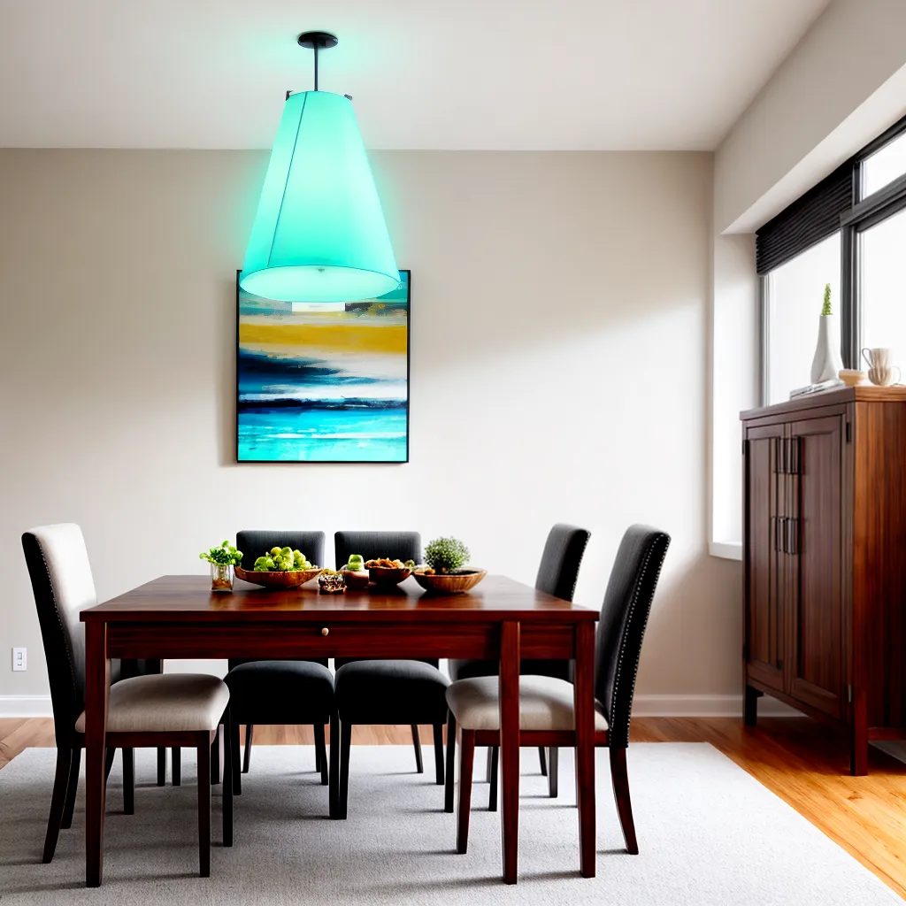 mesa jantar elegante seis cadeiras