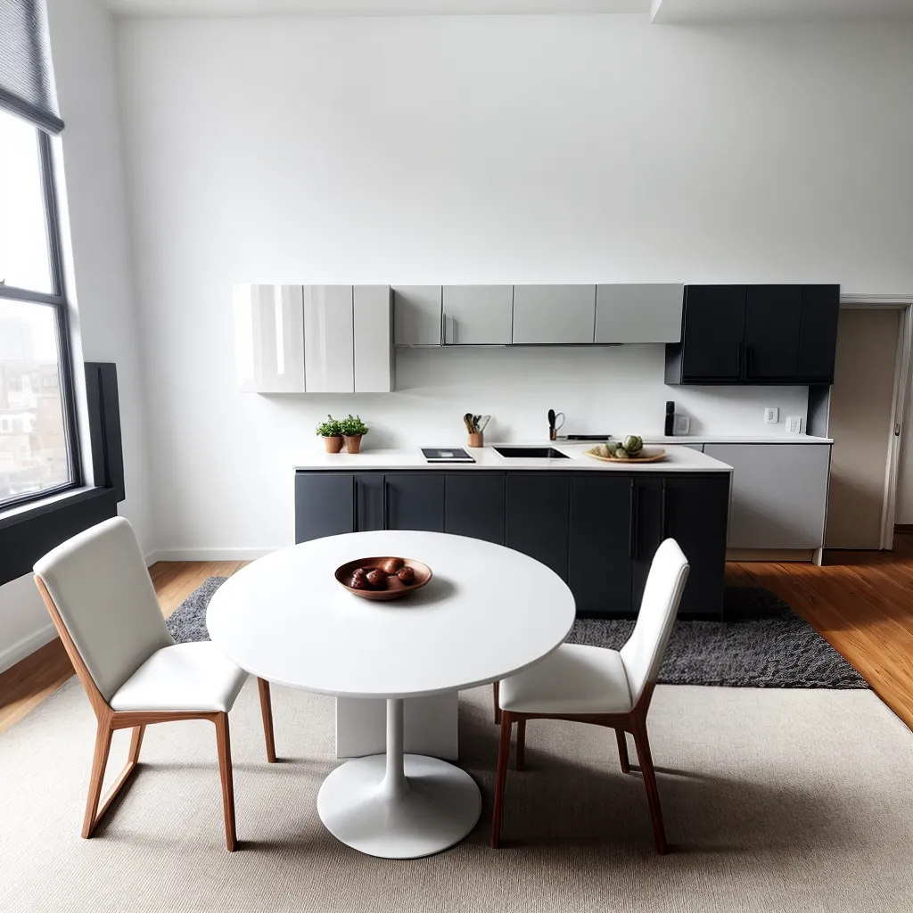 mesa jantar moderna cadeiras confortaveis