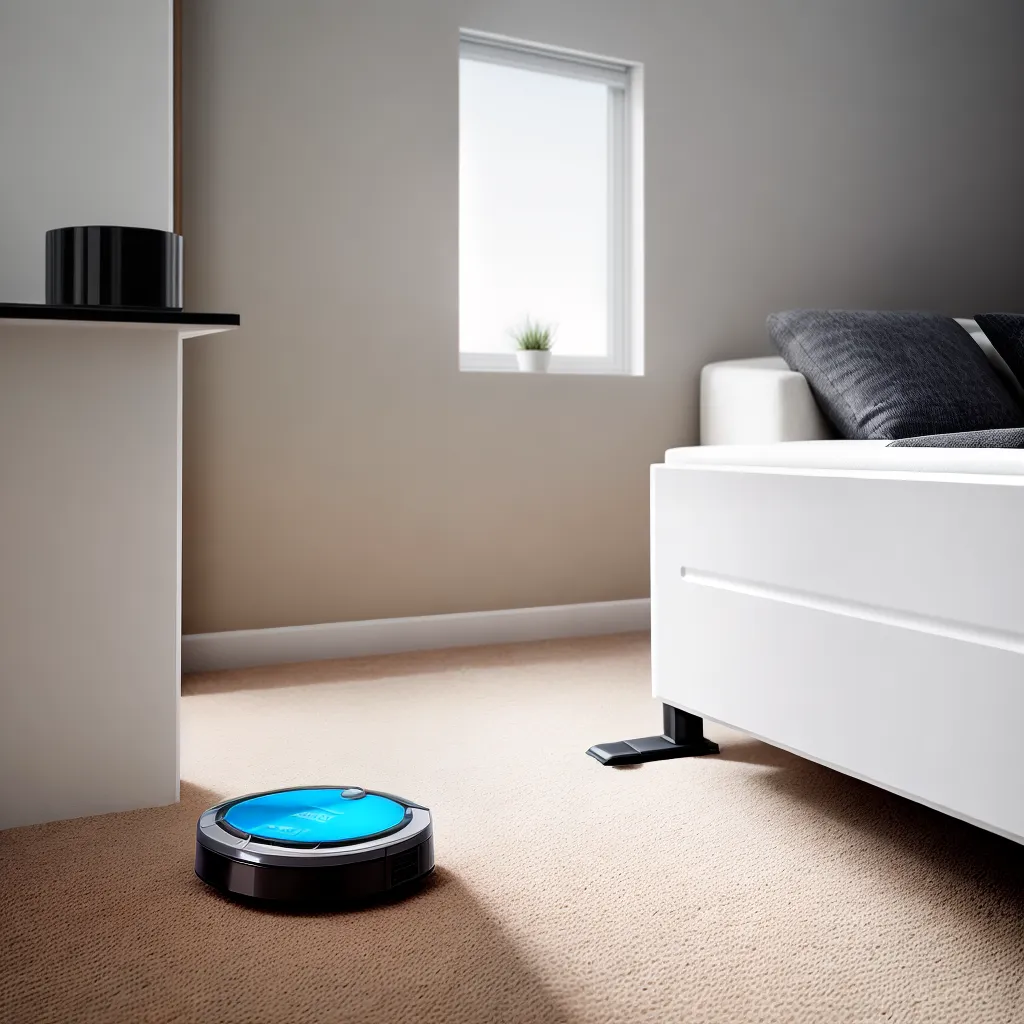 robo aspirador compacto apartamento limpo