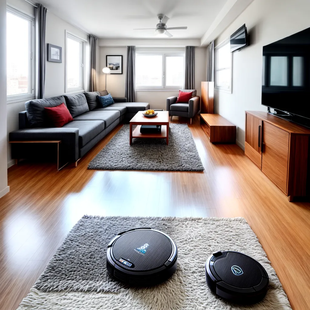 apartamento moderno robo limpeza