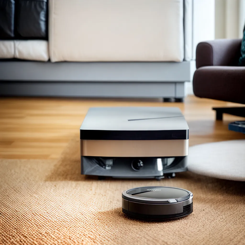 robo aspirador compacto limpeza apartamento