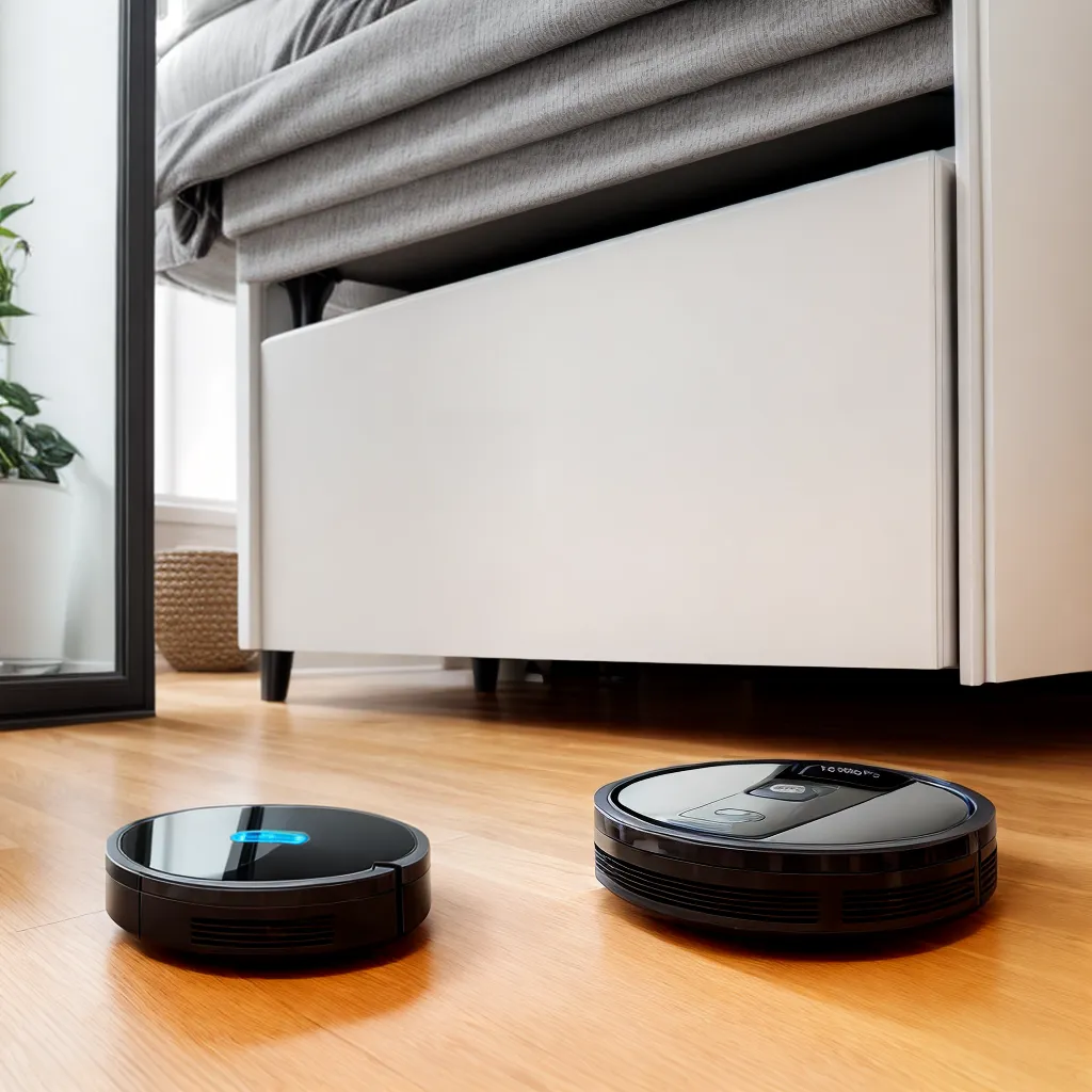 robo aspirador compacto apartamento limpo 1
