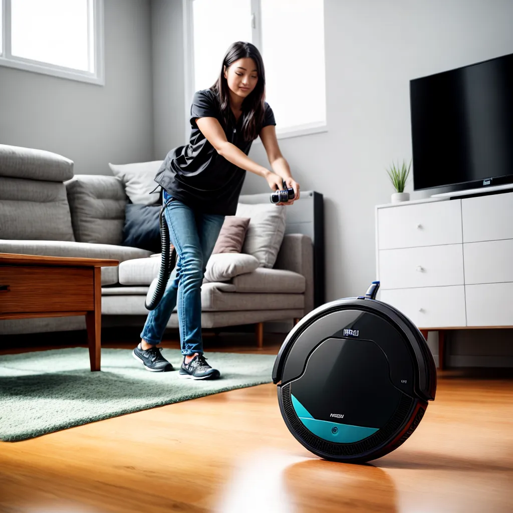 robo aspirador limpeza segura