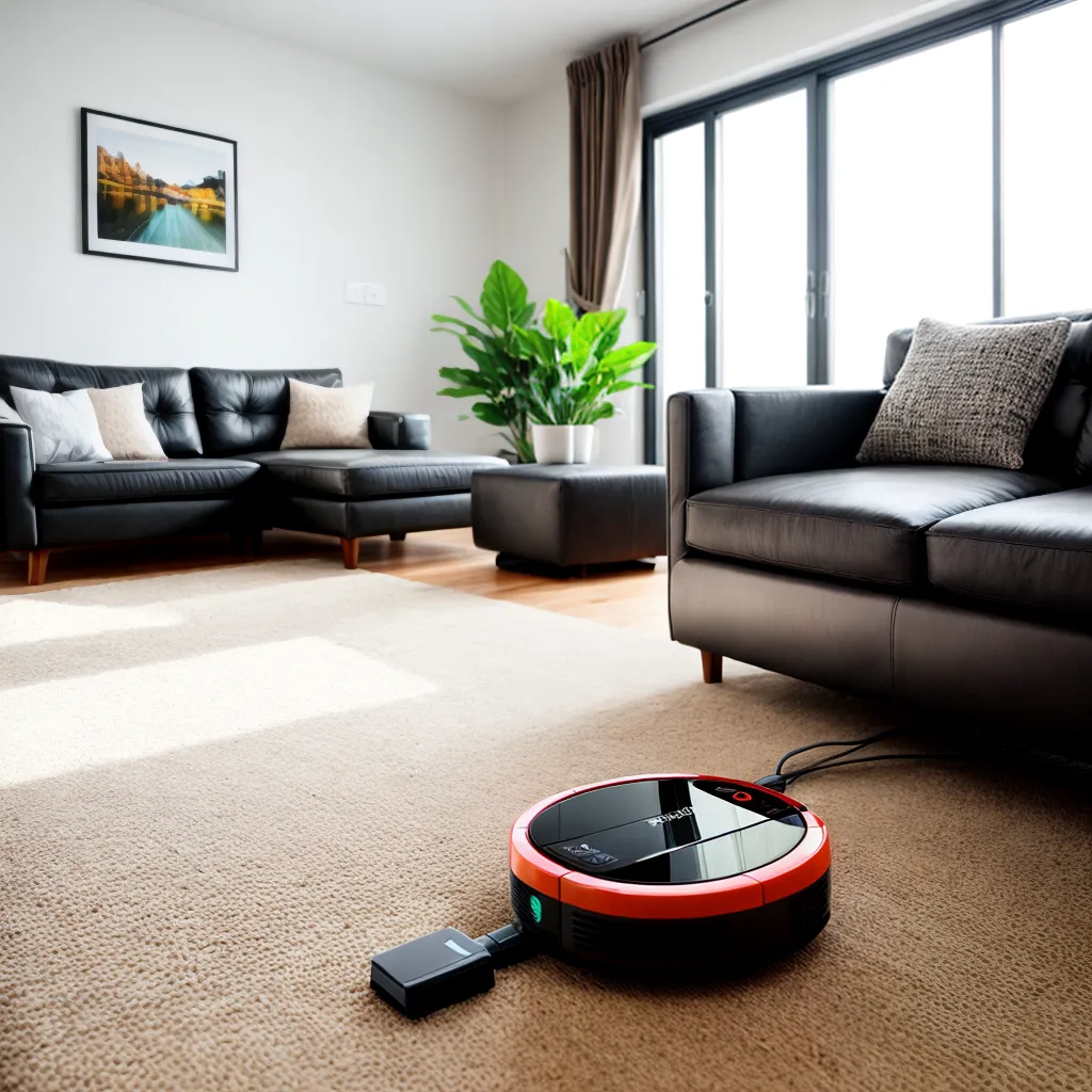 robo aspirador limpeza moderno familia