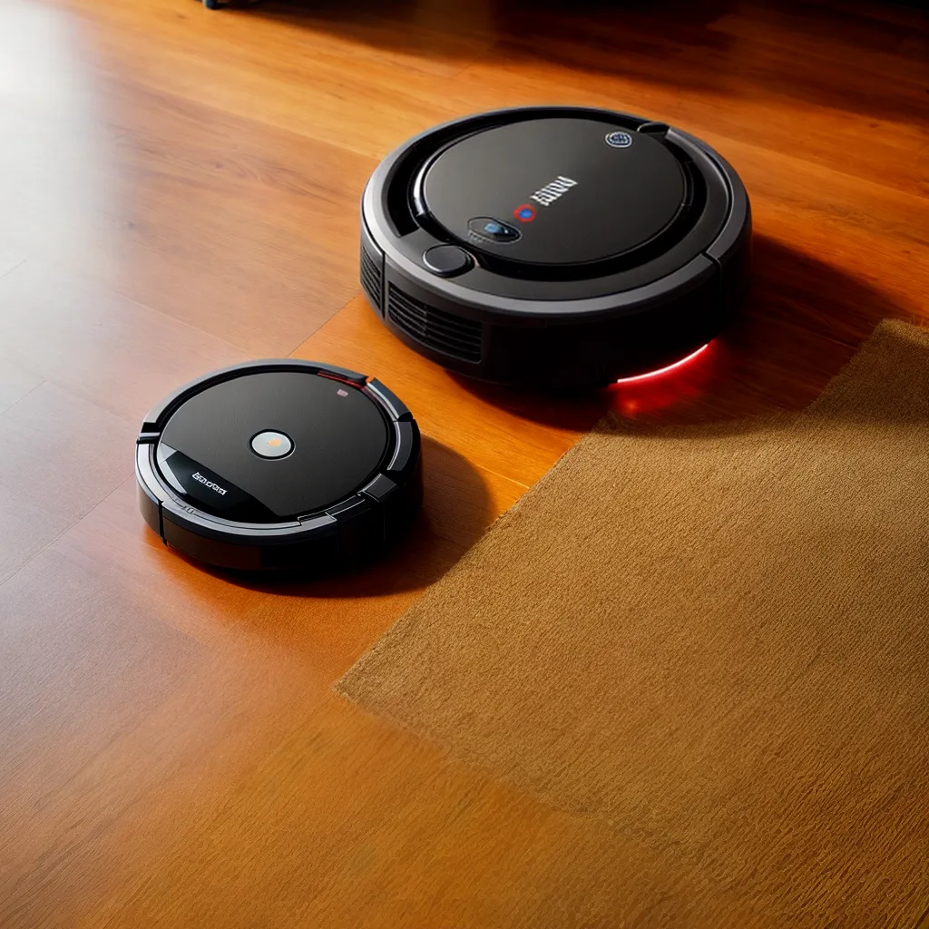 robo aspirador piso limpo seguro
