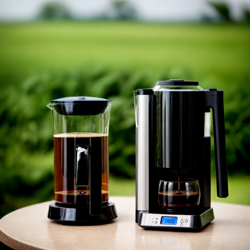 cafeteira reciclada transparente ecologica