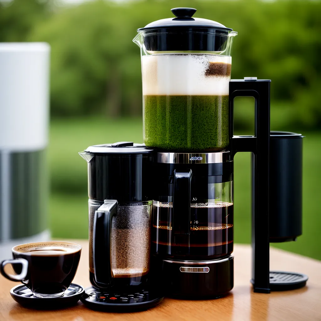 cafeteira reciclada transparente eco friendly