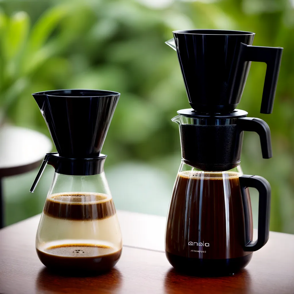 cafeteira sustentavel vidro aco bambu plantas
