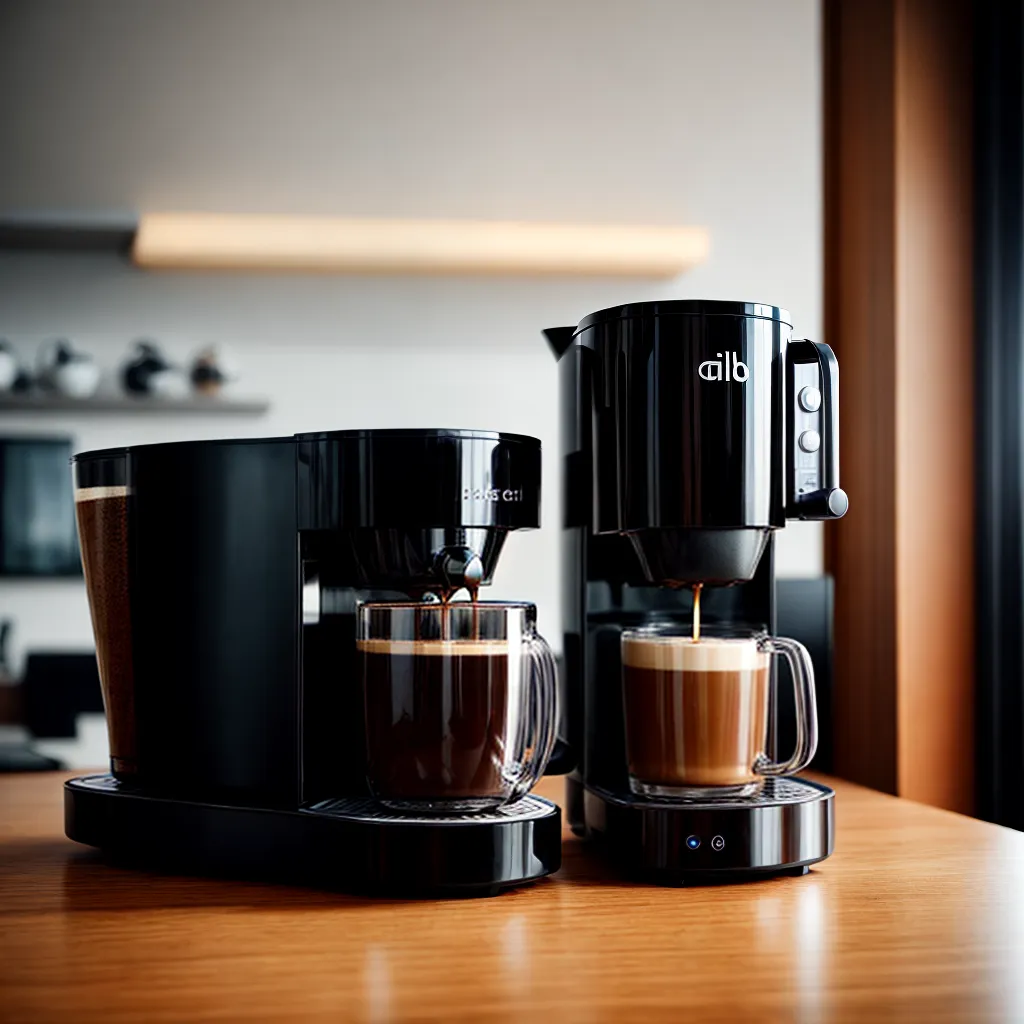 maquina cafe moderna tela toque