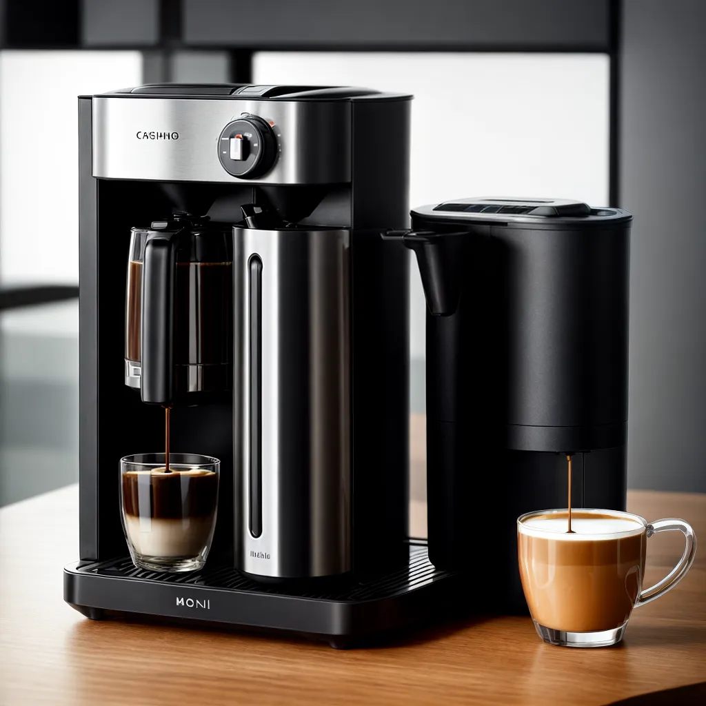cafeteira moderna touchscreen cafe personalizado