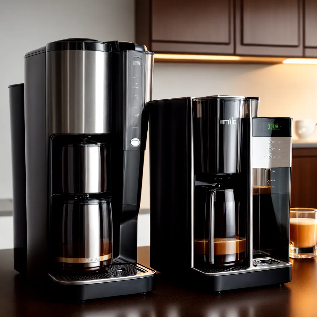 cafeteira inteligente moderna cafe perfeito