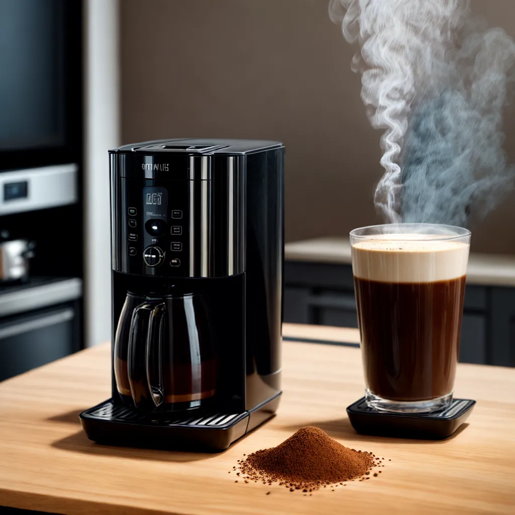 cafeteira moderna display digital cafe 4