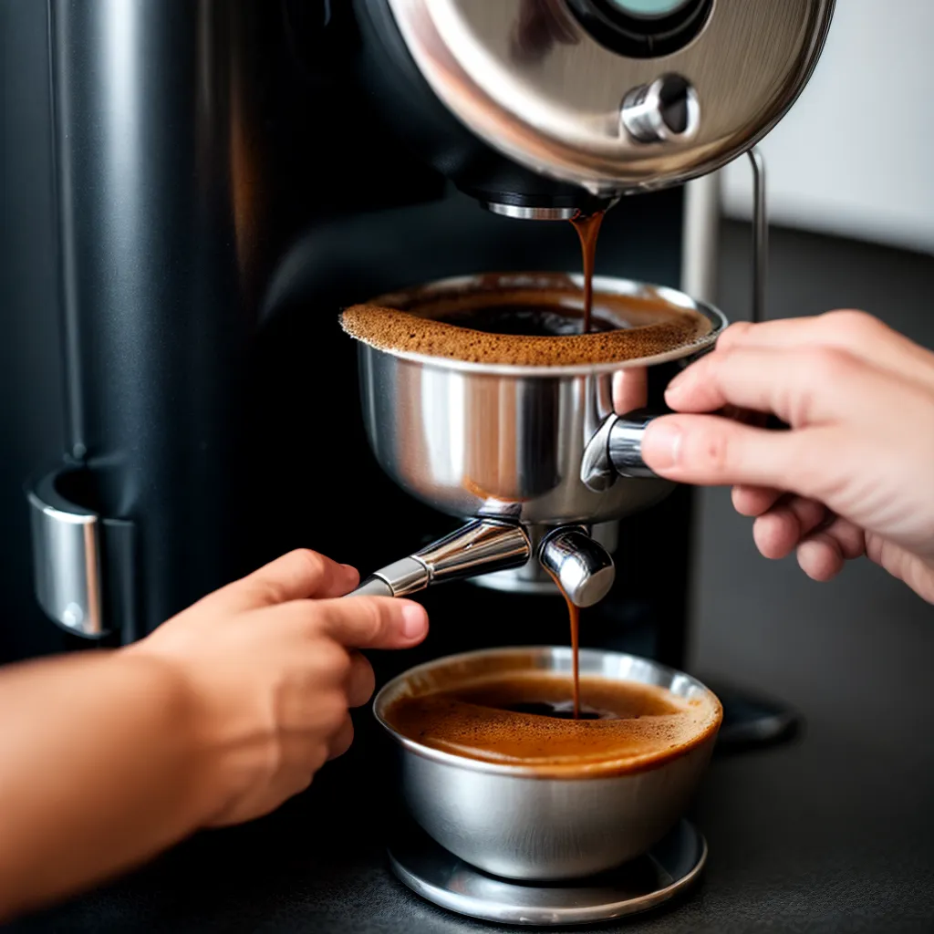 limpeza maquina cafe brilhante
