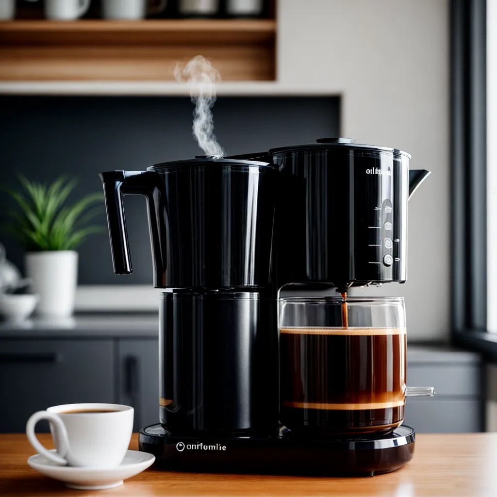 cafeteira moderna aroma cafe perfeito
