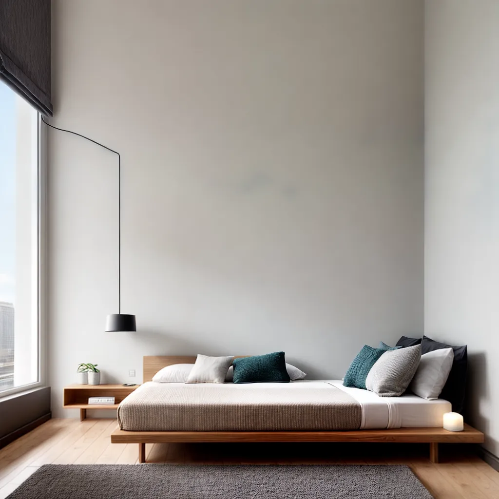 quarto acojedor bicama minimalista 2