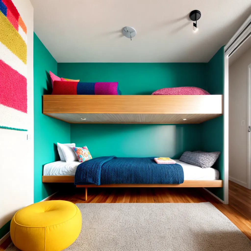 quarto infantil bicama colorido 1