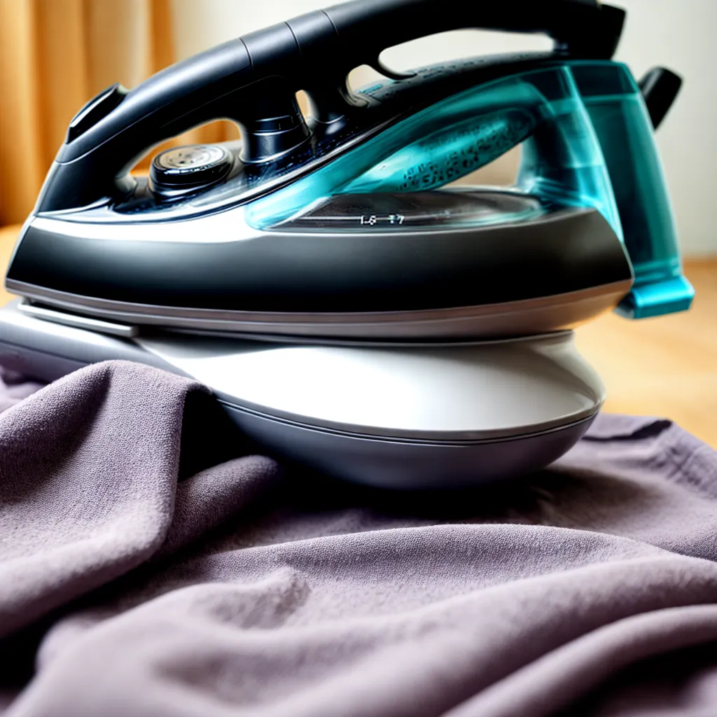 ferro vapor mao seguranca roupas engomar